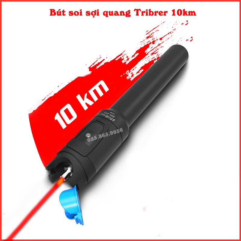 Bút soi sợi quang triber 10km pin aa | hàng chính hãng tribrer