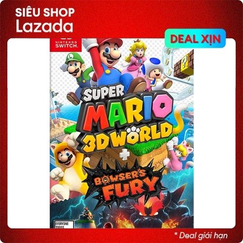 Game Nintendo Switch Super Mario 3D World + Bowsers FURY