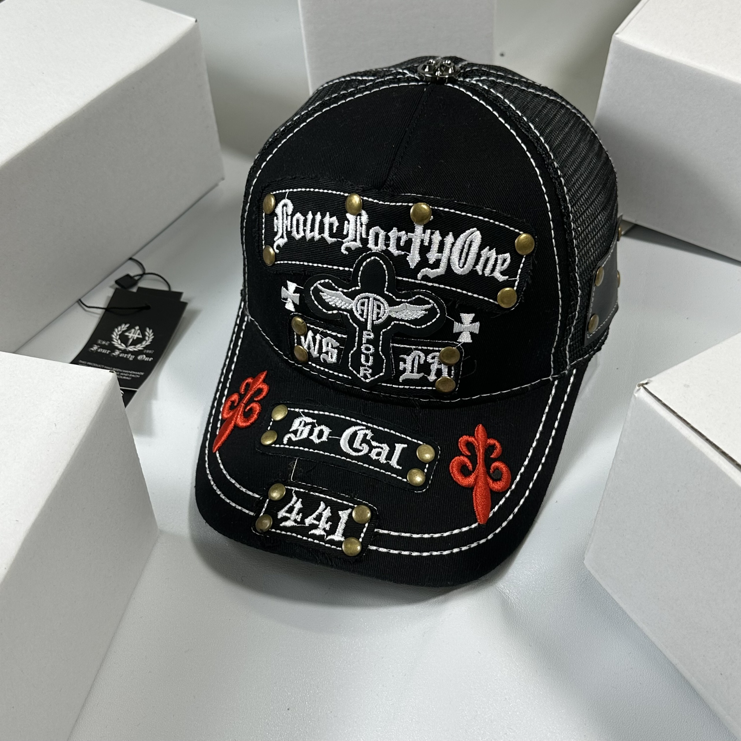 Nón Four 441-Nón Thêu Họa Tiết Four-Thời Trang Nam Nữ SP 123