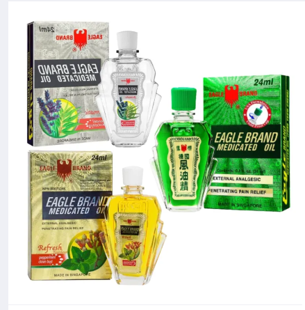 Dầu xanh mỹ 2 nắp eagle brand - hàng mỹ xách tay - 24ml