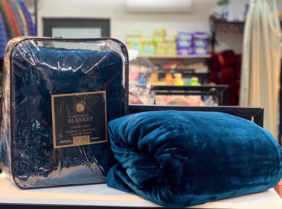 (FreeShip MAX) Chăn Lông Thỏ Blanket Nhập Khẩu, Chăn Lông Tuyết Blanket Cao Cấp Siêu Mềm Mịn, Siêu Ấm Kích Thước 200x230cm