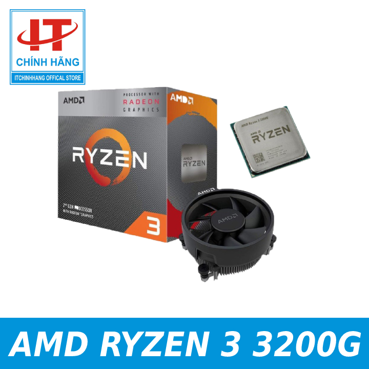 Bộ vi xử lý cpu amd ryzen 3 3200g - full box - hàng chính hãng