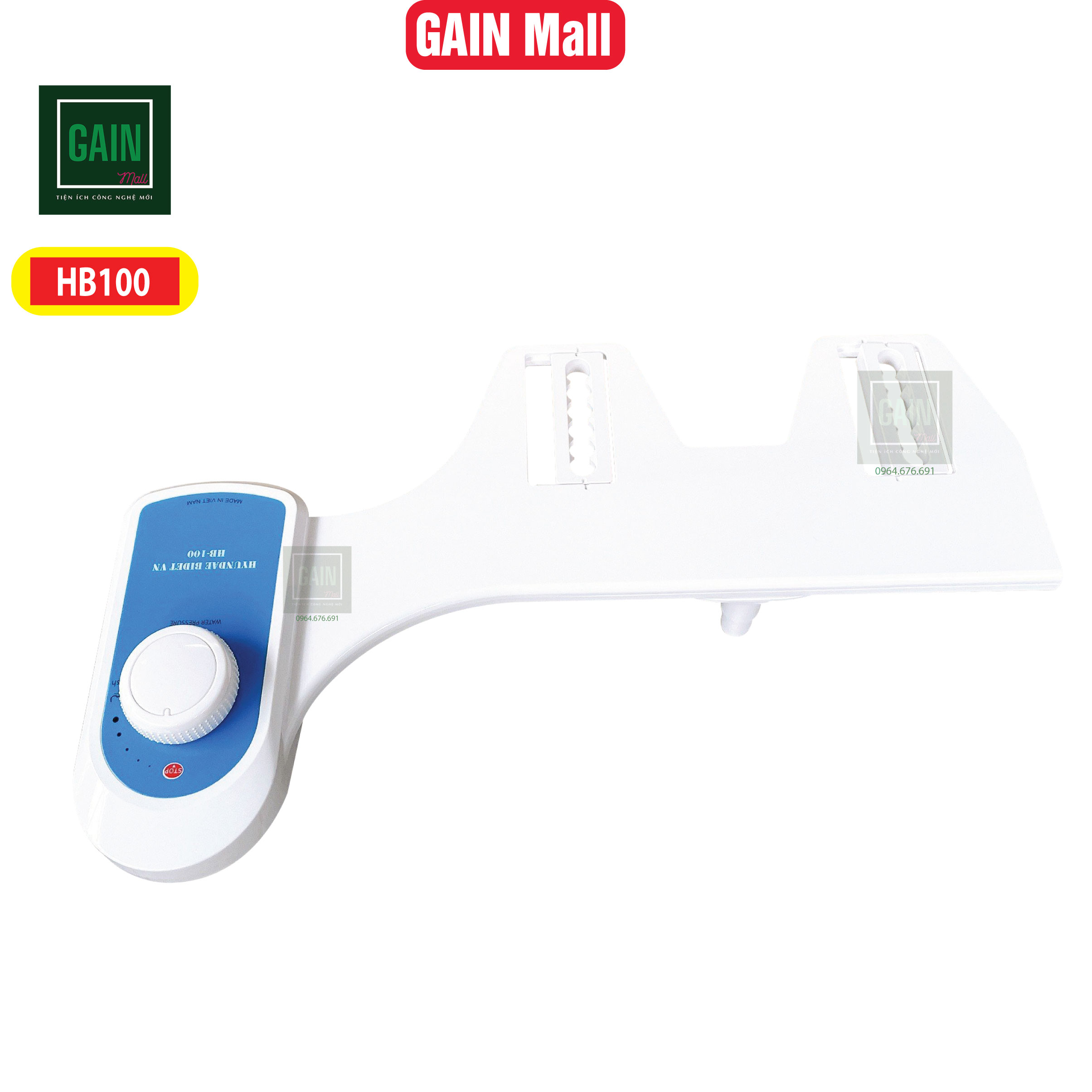 Vòi rửa vệ sinh thông minh HYUNDAE BIDET HB 100, Chính Hãng, BH 1 năm, đổi lỗi 30 ngày