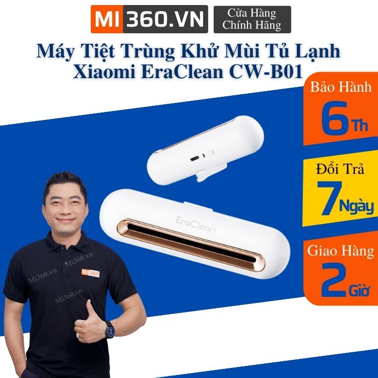 Máy Tiệt Trùng Khử Mùi Tủ Lạnh Xiaomi EraClean CW-B01 Chính Hãng - BH 6 Tháng