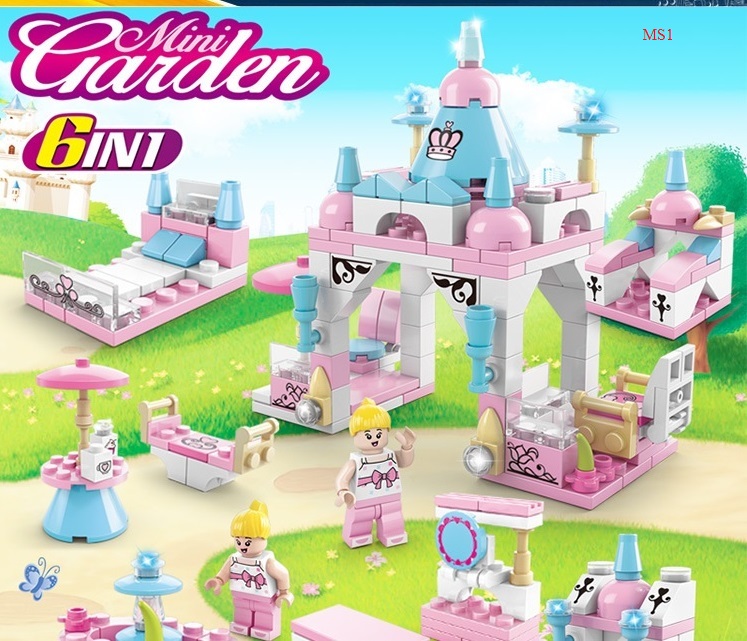 Đồ Chơi lắp ráp cho Bé Gái khu vườn cổ tích, công viên tuổi thơ, thành phố vui nhộn, ngôi nhà công chúa  ANHTHU688. Shop giao bộ ngẫu nhiên, chát với shop để chọn bộ.