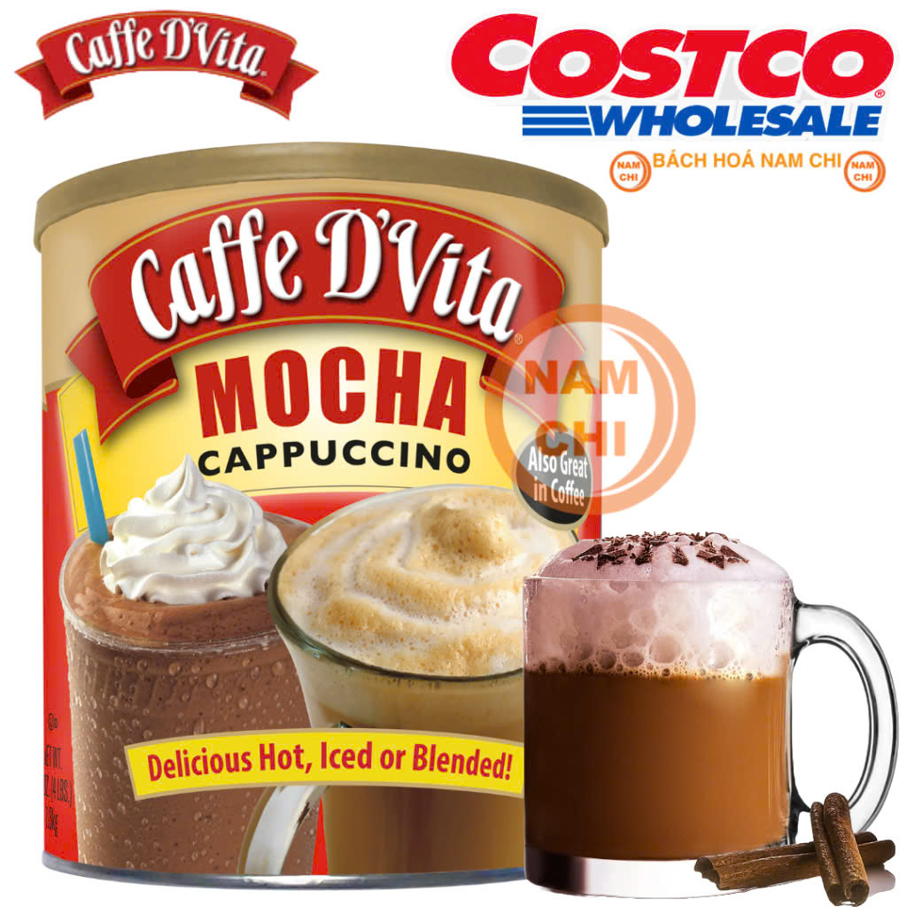 Bột Pha Cà Phê Caffe DVITA Cappucino Mocha 1.18kg - Chuẩn Mỹ