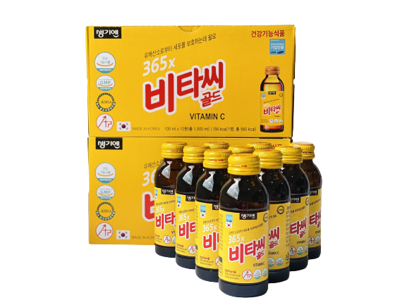Nước uống tăng cường thể lực Vitamin-C 365 Gold Hàn Quốc nonsan