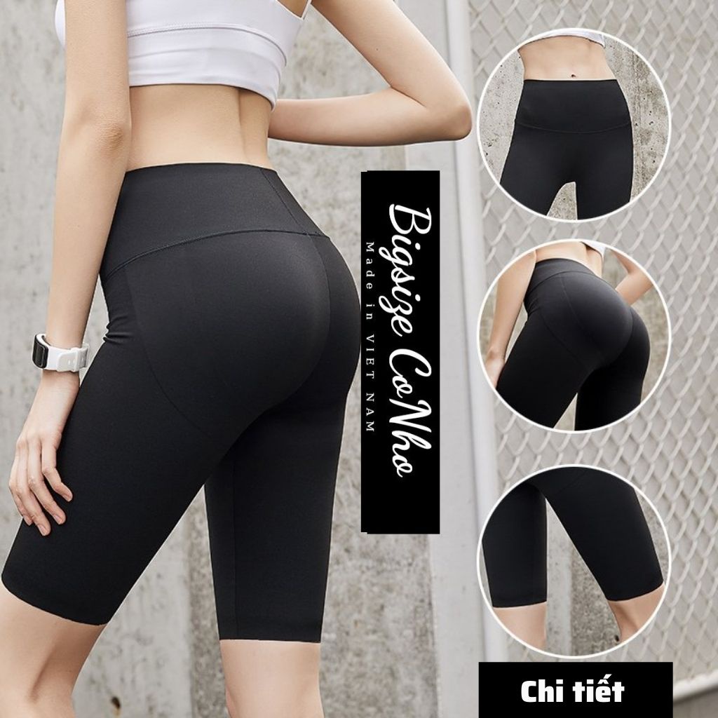 Quần legging lửng,Quần legging nữ bigsize-ngoại cỡ nữ QOM