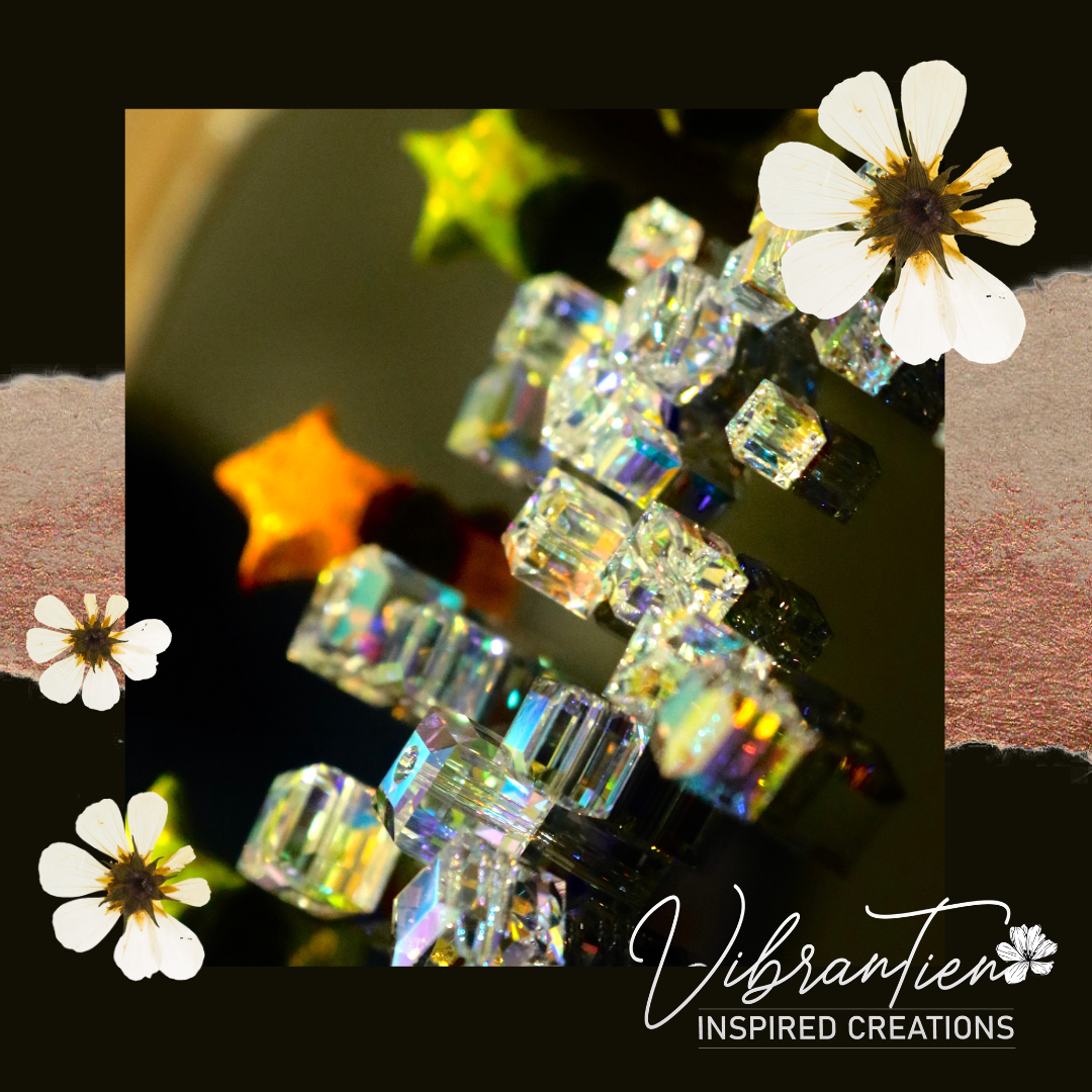 Pha lê Swarovski vuông 6mm