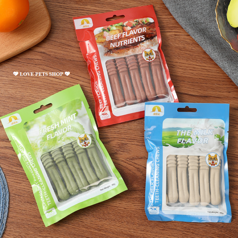 Xương gặm cho Chó sạch răng Taotaopets bịch 90gram - Love Pets Shop
