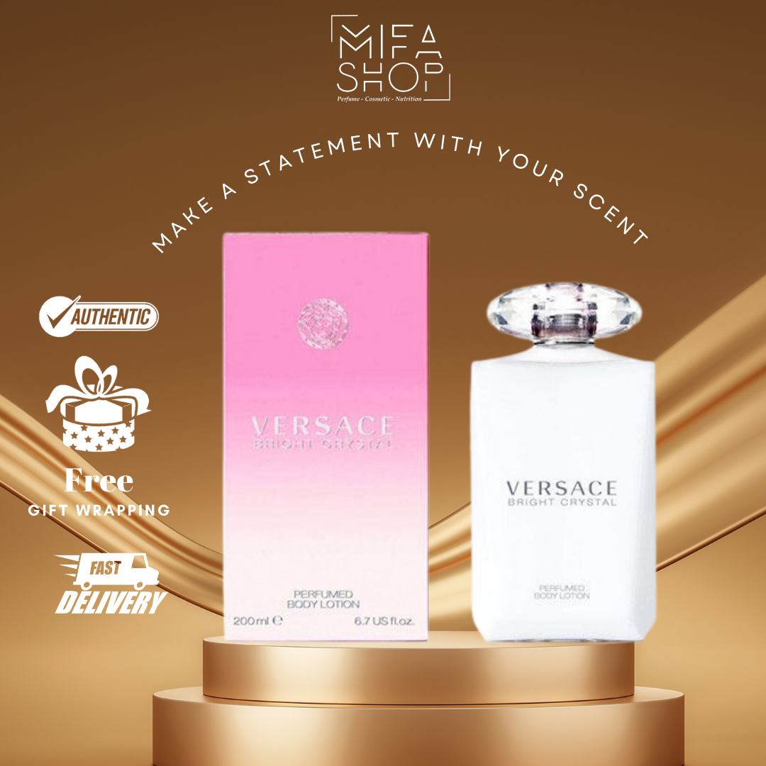 Dưỡng Thể nước hoa Versace Bright Crystal Body Lotion 200ml