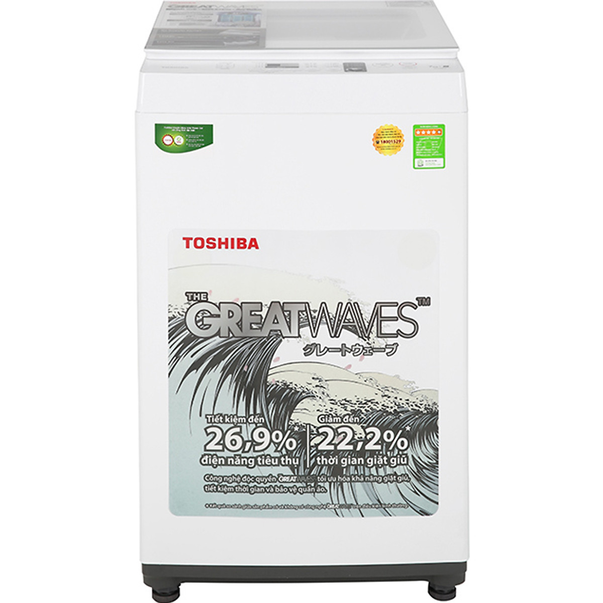 Máy giặt lđ toshiba awk800avww, 7kg, màu trắng, nk thái lan