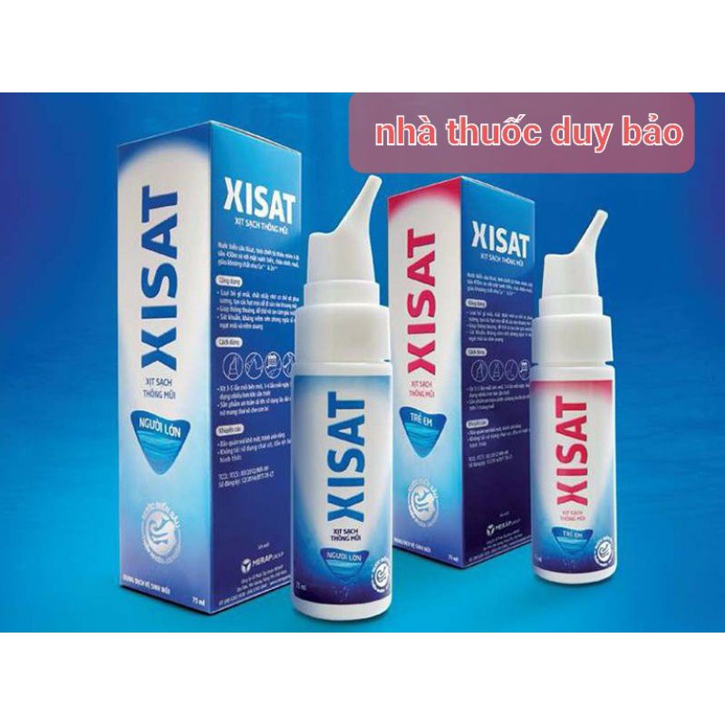 XỊT RỬA MŨI NƯỚC BIỂN SÂU XISAT