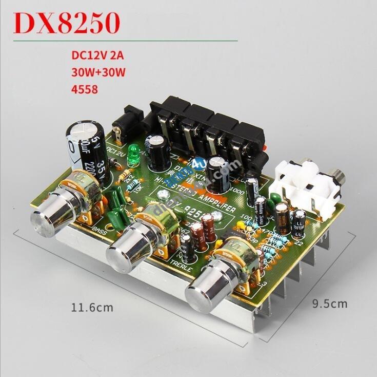 Mạch khuếch đại âm thanh 2 kênh 2*30w dx-8250 12v