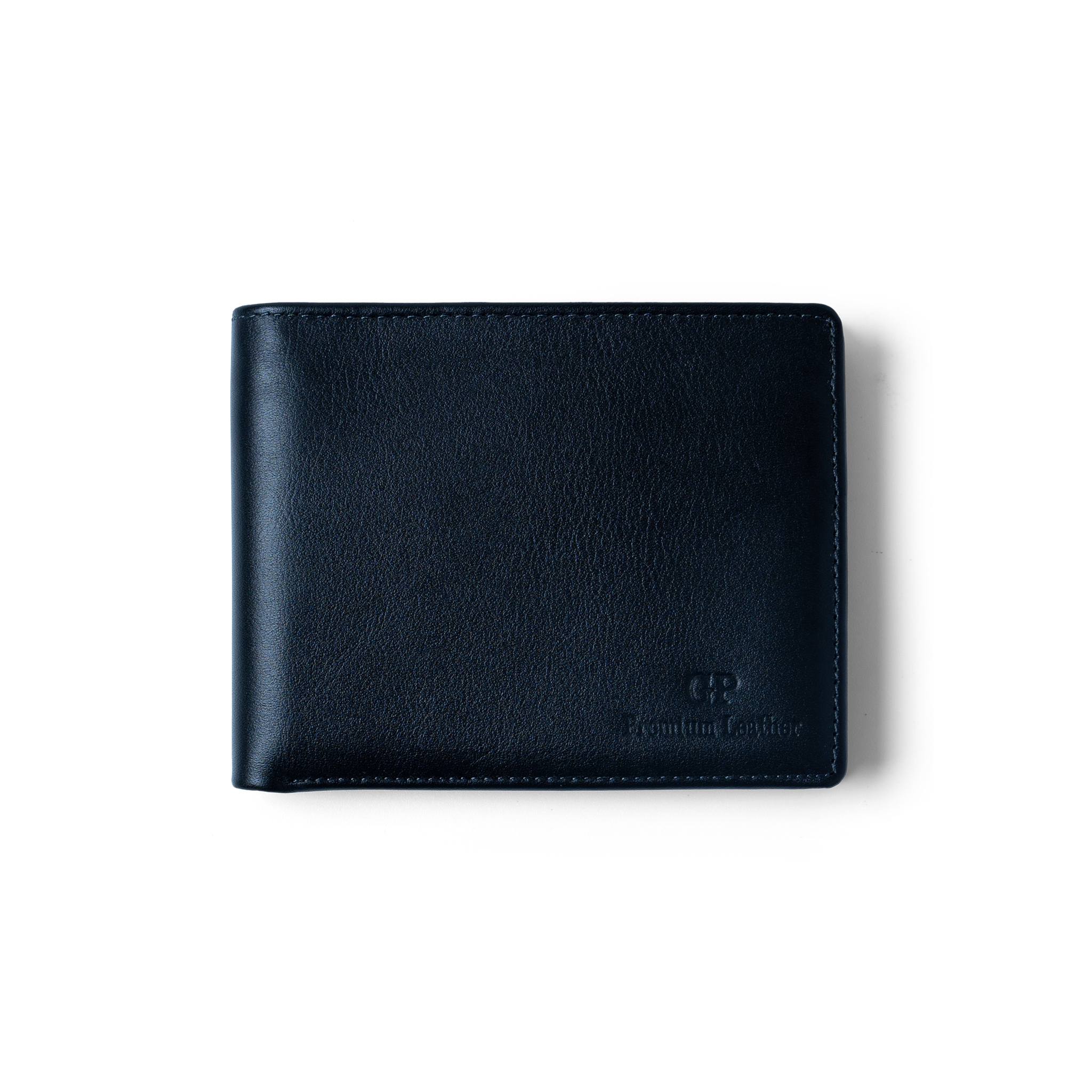 Bóp ví da b.ò "gp premium leather "/ da b.ò cao cấp / vi da mềm - màu đen
