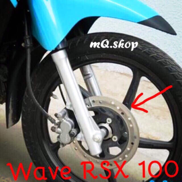ĐĨA PHANH DẦU XE MÁY WAVE S- RS- RSX 100 cc / ĐĨA PHANH TRƯỚC XE WAVE RS100 /S100/RSX100