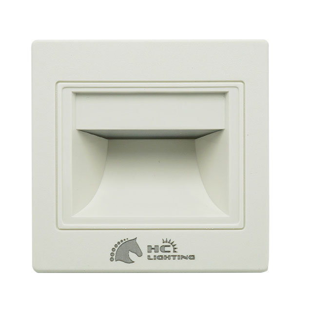 Đèn âm cầu thang mặt VÀNG/TRẮNG 1,5W Đèn âm tường, bậc cầu thang ánh sáng trung tính HC LIGHTING