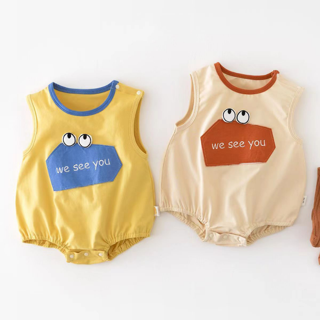 Body chip bé trai, body chip bé gái, body chip cho bé sơ sinh "We will see" chất cotton mềm mịn - BD01