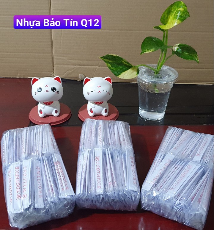 [HCM]Combo 3 bịch Tăm tre, tăm bọc giấy, tăm tép (1 bịch 40 tăm). Hoặc nguyên cây 30 bịch dùng cho quán ăn, bánh mì mang đi