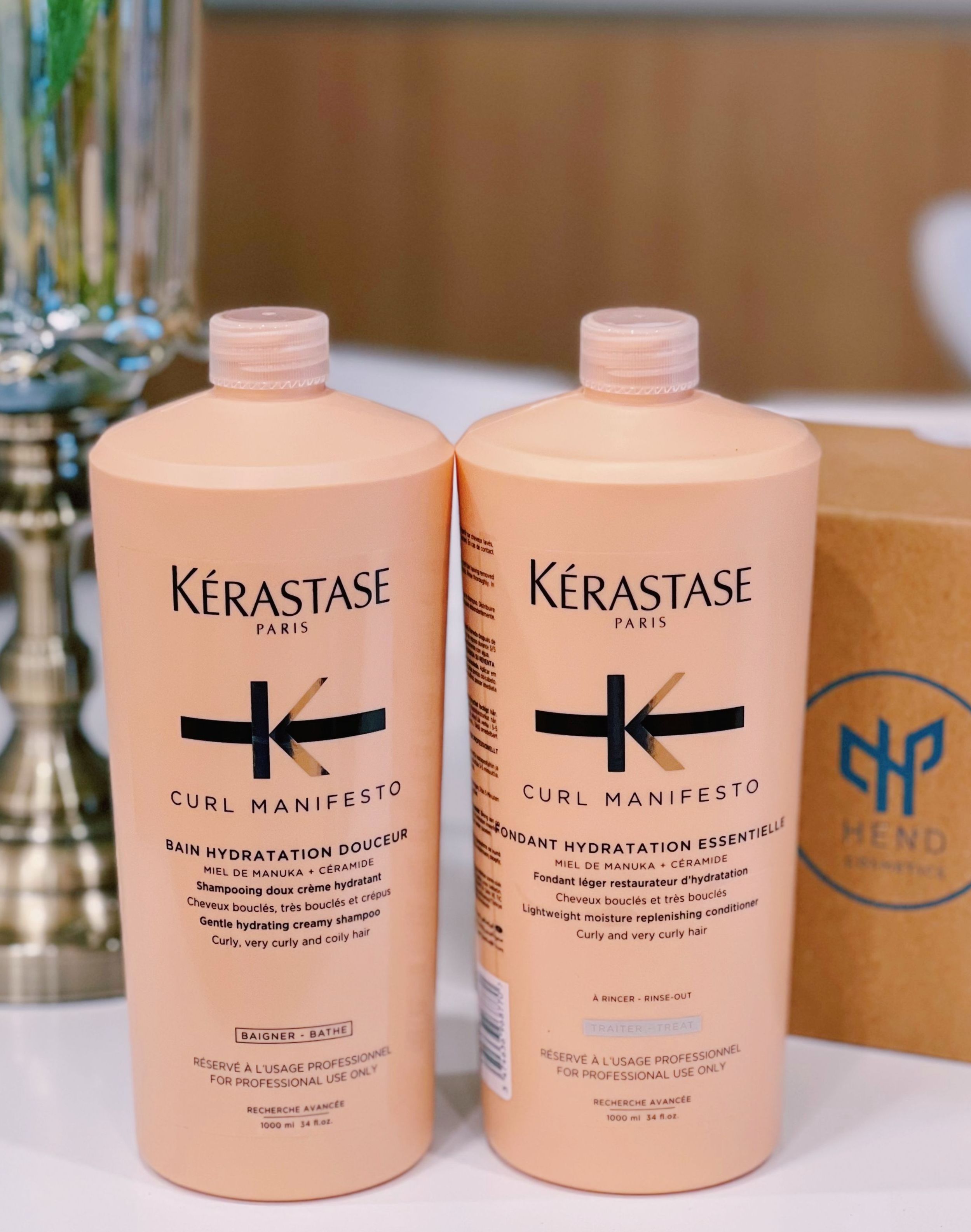 Set dầu gội xả cao cấp Kerastase Curl Manifesto 1000ml