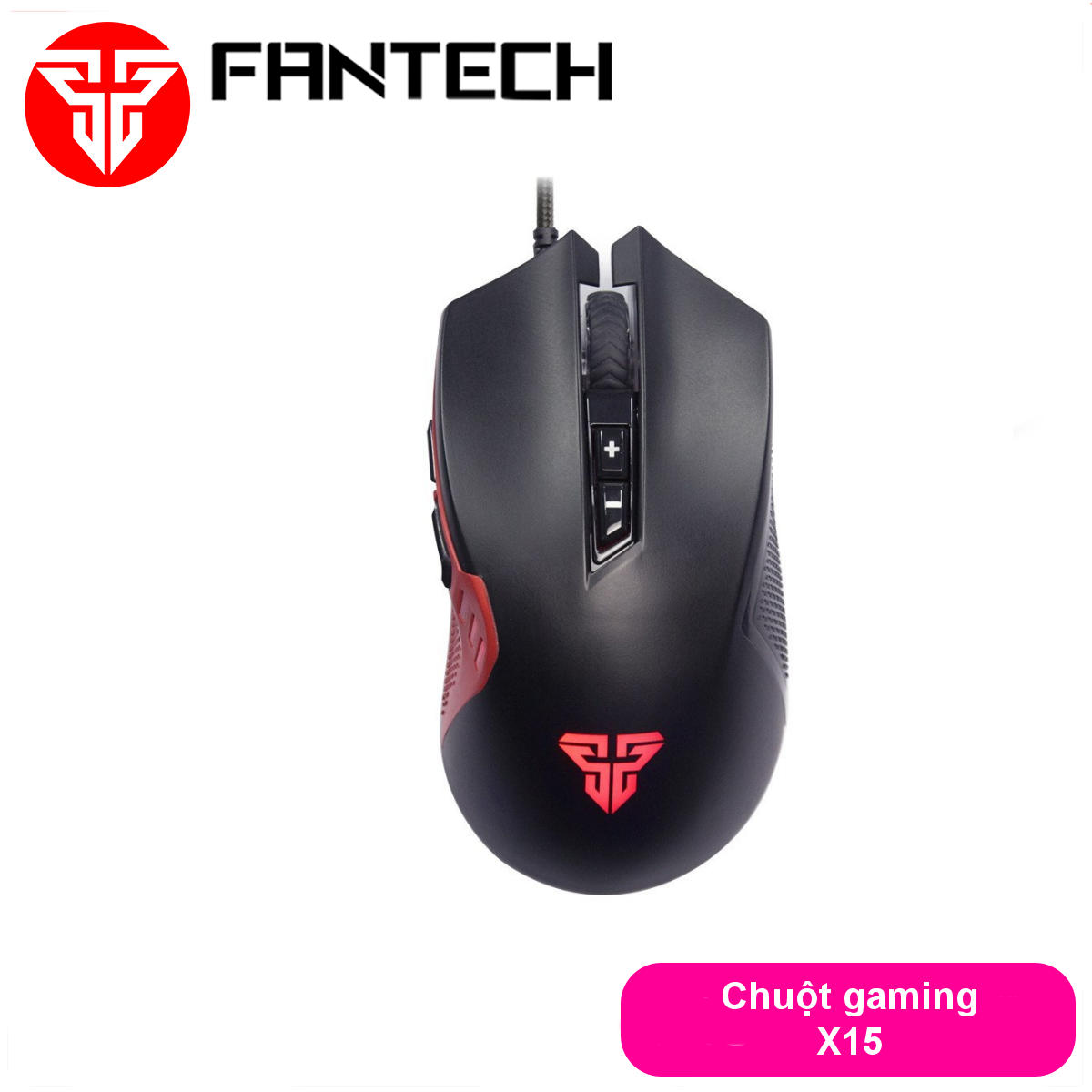 Chuột chơi game đa chức năng 4800dpi macro rgb 7d fantech x15