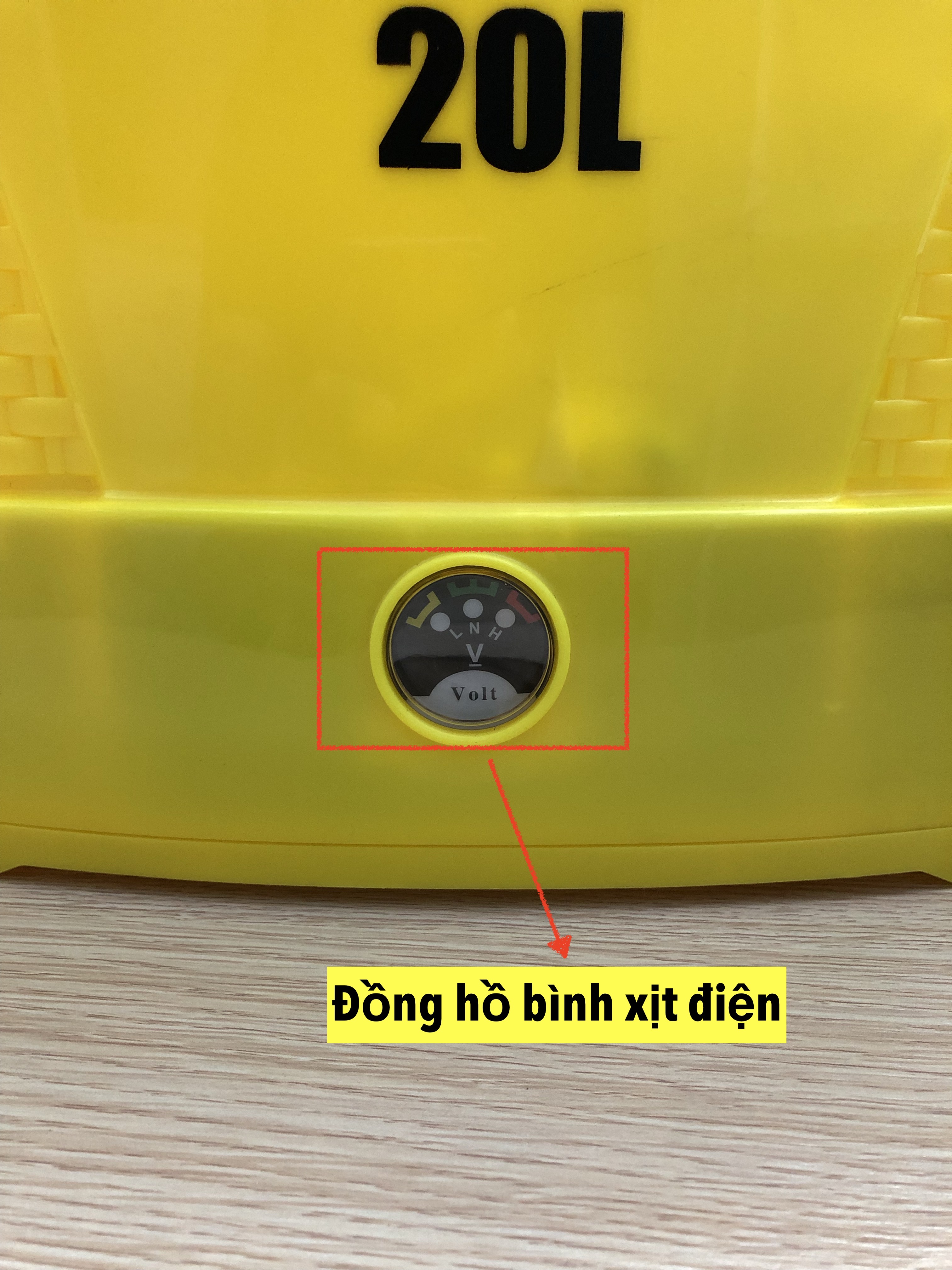 Đồng hồ bình xịt điện, bình phun thuốc