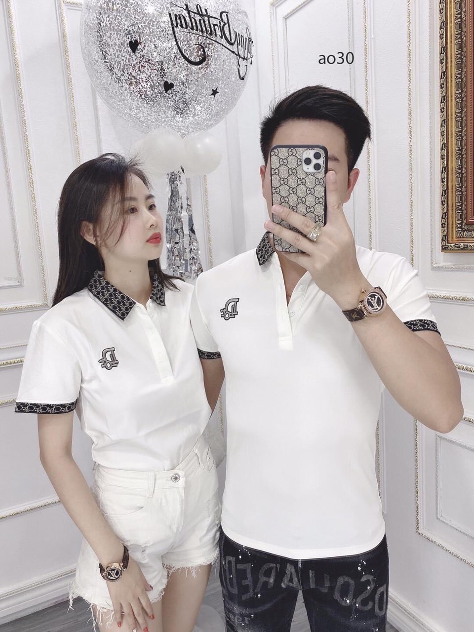 Áo Thun Cặp Nam Nữ Cổ Bẻ Áo Thun Cặp Nam Nữ Form Rộng Áo Thun Cặp Nam Nữ Có Cổ Áo Thun Cặp Nam Nữ Mẫu Mới Áo Thun Cặp Nam Nữ Áo Thun Đôi Nam Nữ Có Cổ Cao Cấp Thời Trang Annashop097 – Atcnnan017