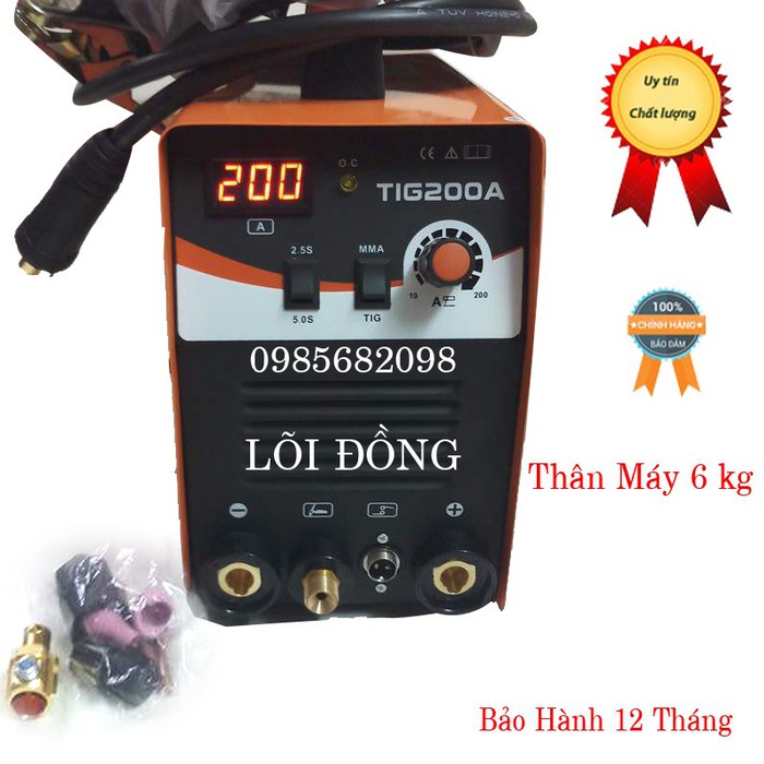 Máy hàn tig jasic 200a-2 chức năng que và tig