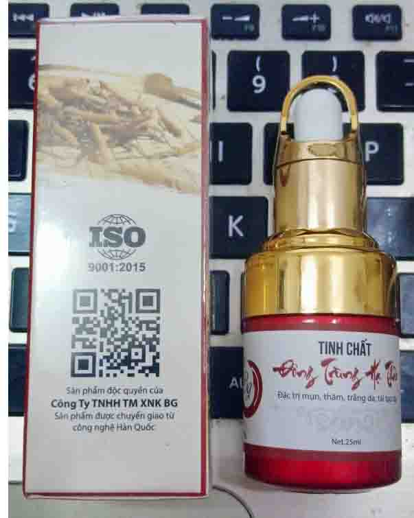 Team cào Chính hãng Bán chạy Tinh chất đông trùng hạ thảo bg giảm mụn,mờ thâm hiệu quả