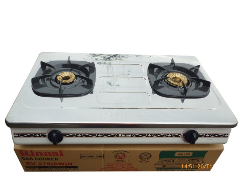 Bếp ga đôi rinnai rv-375 swn - kèm dây ga inox 1.5 mét
