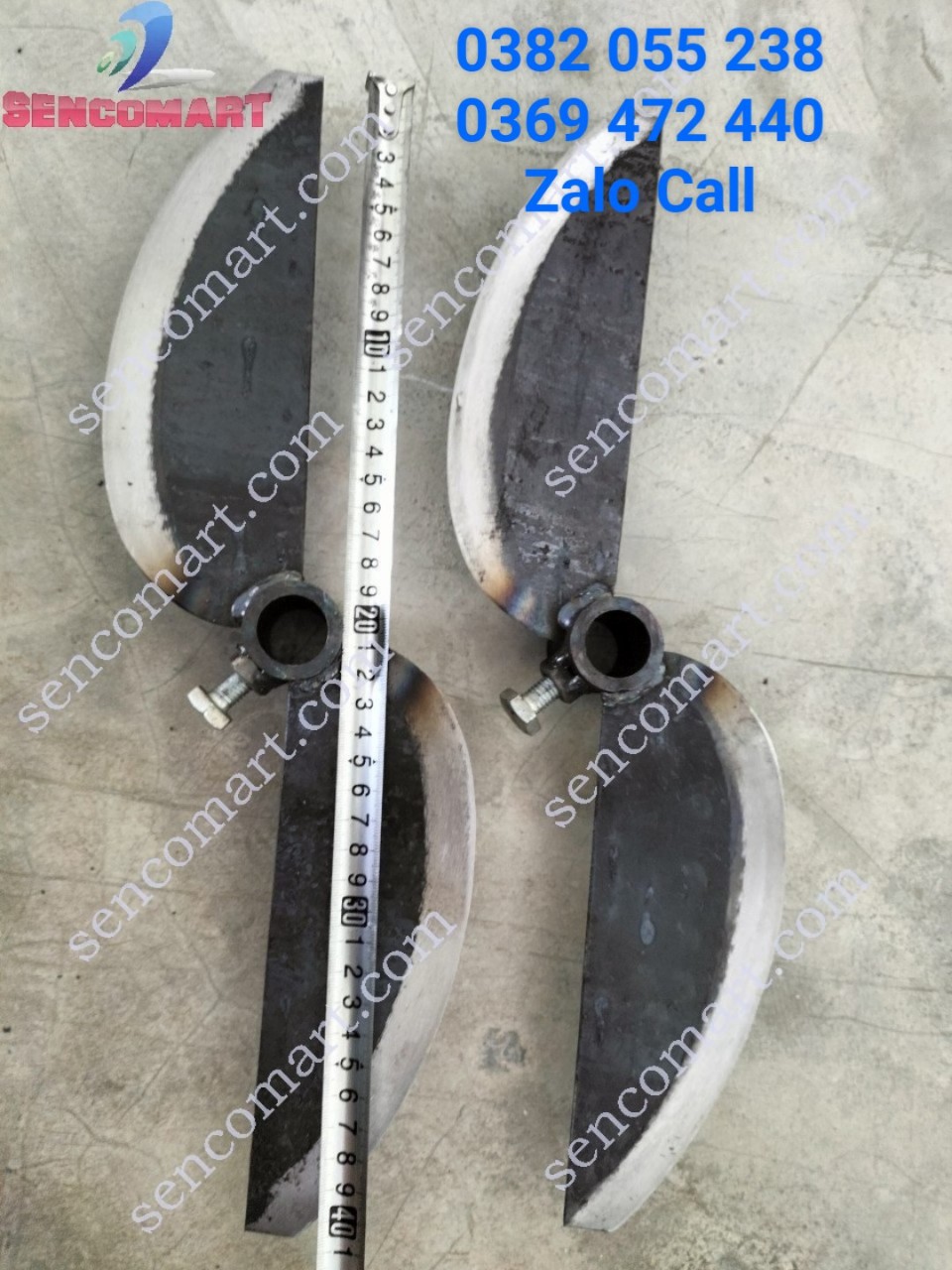 Dao băm chuối mịn lỗ cốt 24mm, dài 42cm siêu bền, siêu sắc