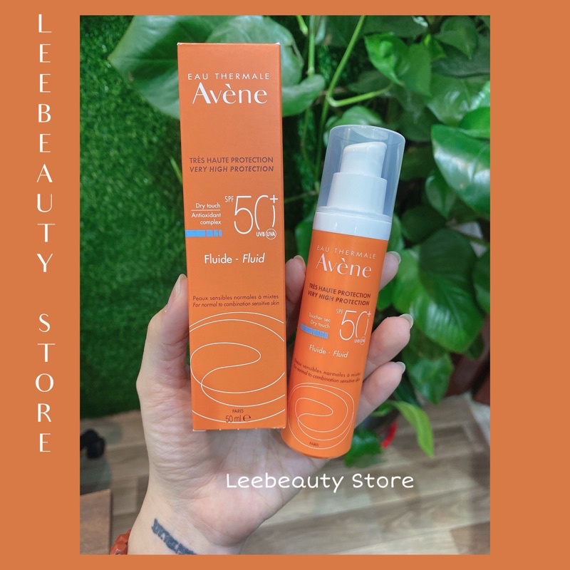Kem chống nắng Avene Very High Protection Fluide SPF 50+