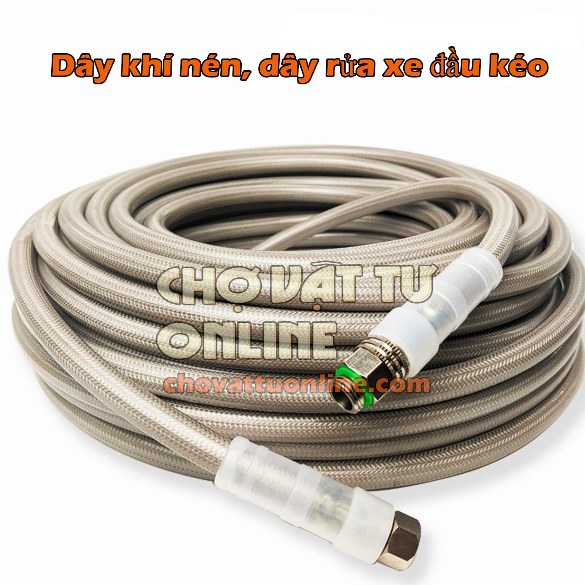 Dây rửa xe curoa tốt, dây dẫn khí nén, dẫn dung dịch trừ sâu dài 10m, 15m, 20m, 50m