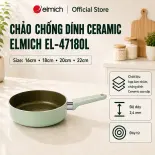 (SALE 8.8)Chảo chống dính Elmich EL – 4718OL