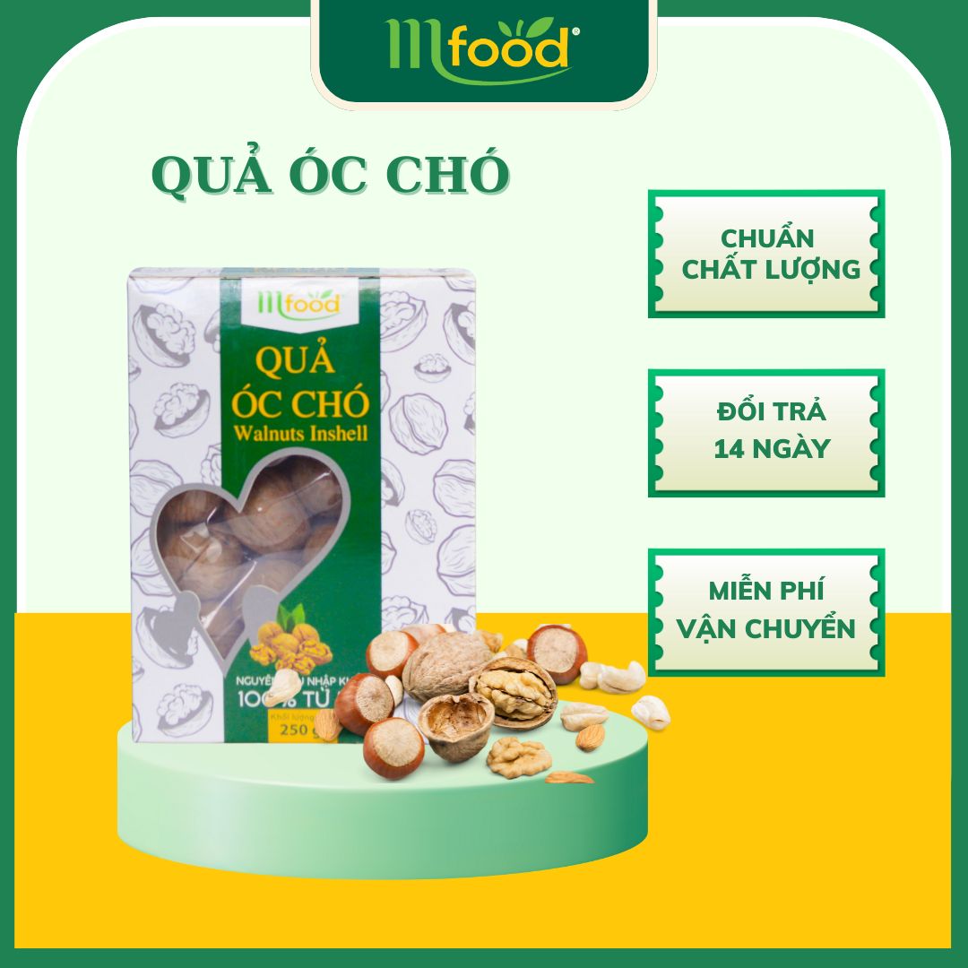 Qủa óc chó nhập khẩu mỹ mfood hộp 250g