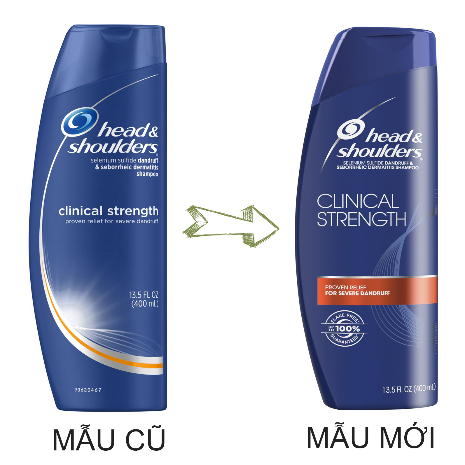 Dầu gội ngăn gàu hiệu quả head & shoulder clinical strength 400ml