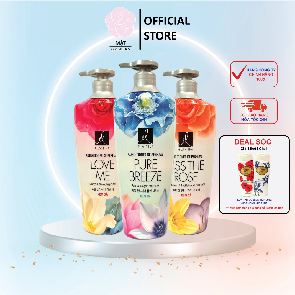 Kem xả nước hoa Elastine các mùi 600ml