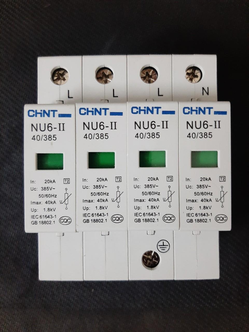 Chống sét lan truyền AC CHINT 4P, 385V, 40-100kA