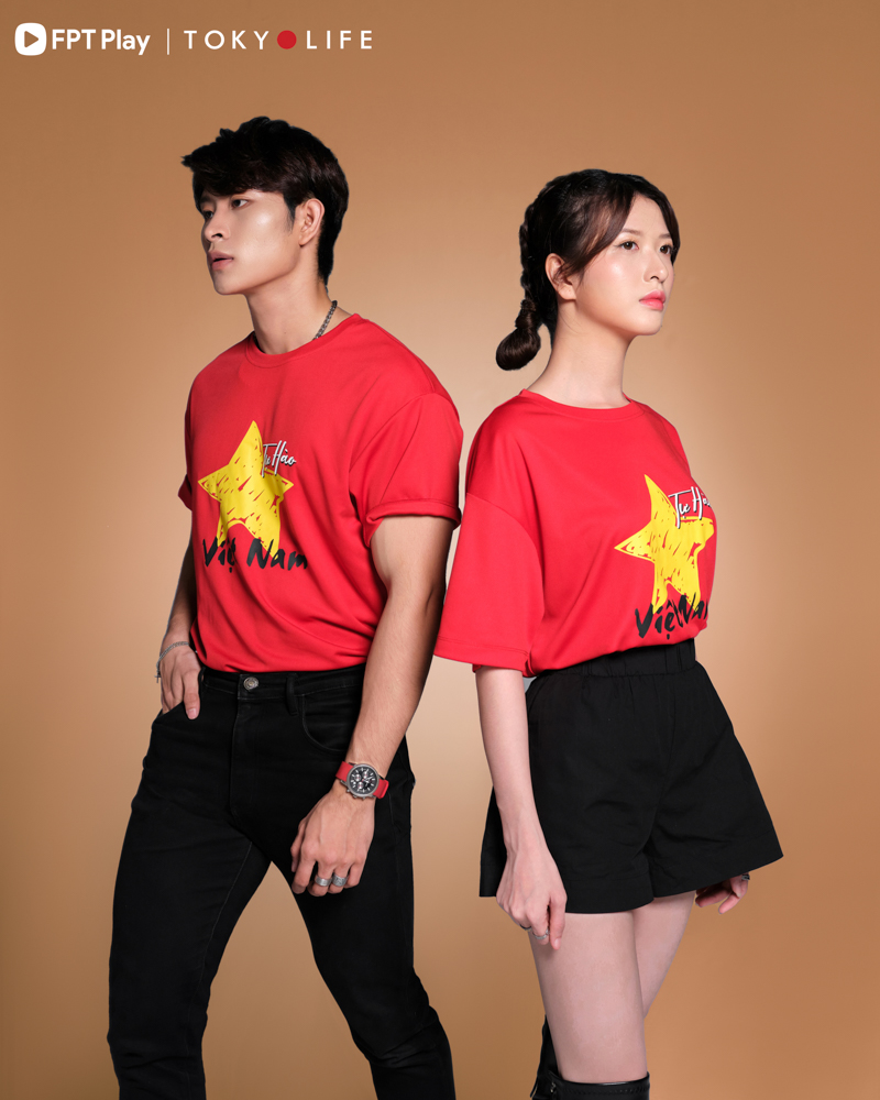 Áo T-shirt unisex "Tự hào Việt Nam" phiên bản đặc biệt cổ vũ đội tuyển bóng đá Việt Nam