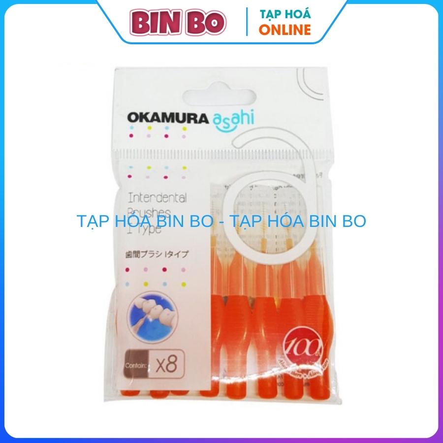 Bàn chải kẽ răng Okamura Asahi dạng chữ I