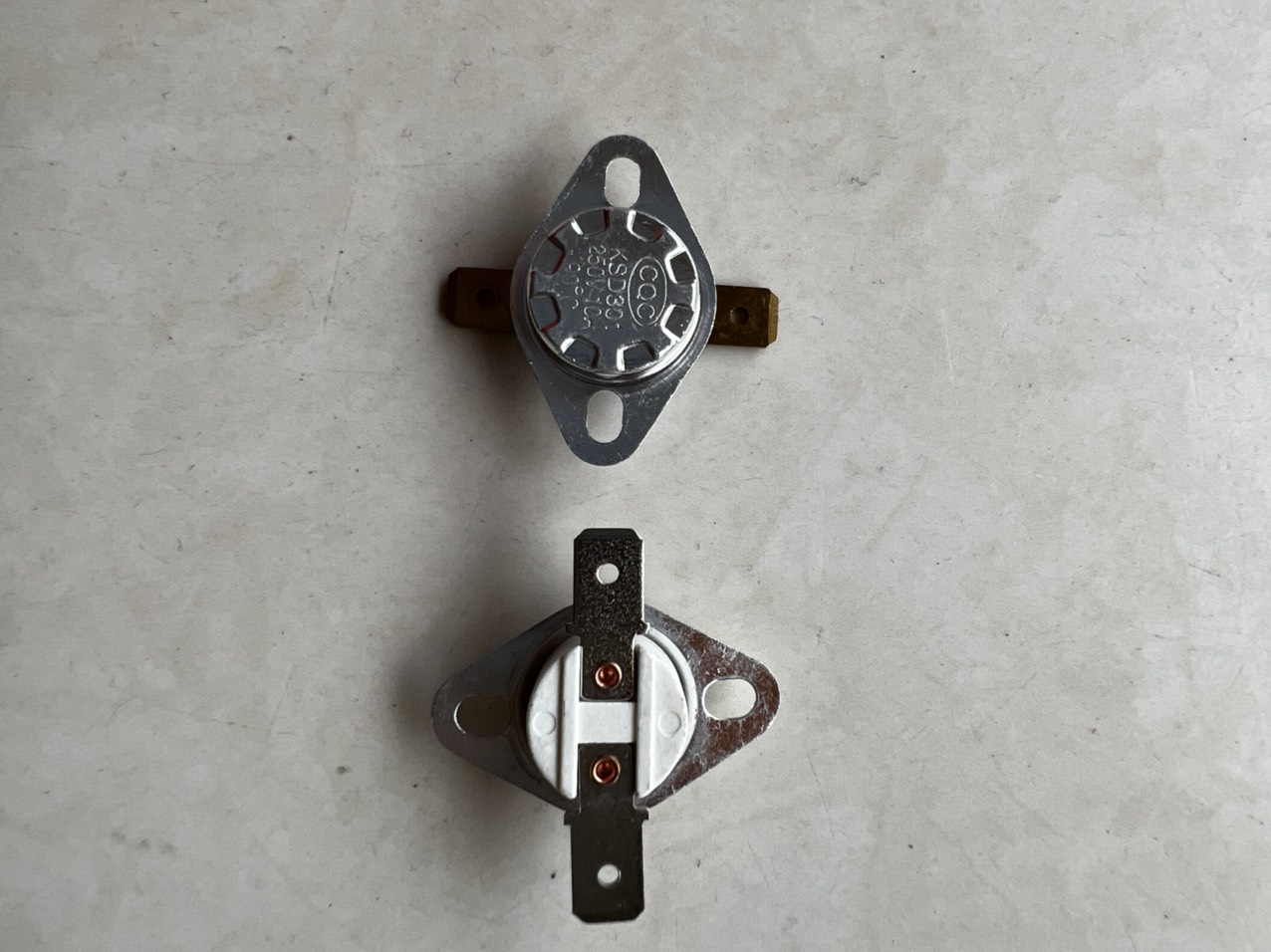 Cặp rơle cảm biến nhiệt máy sấy electrolux