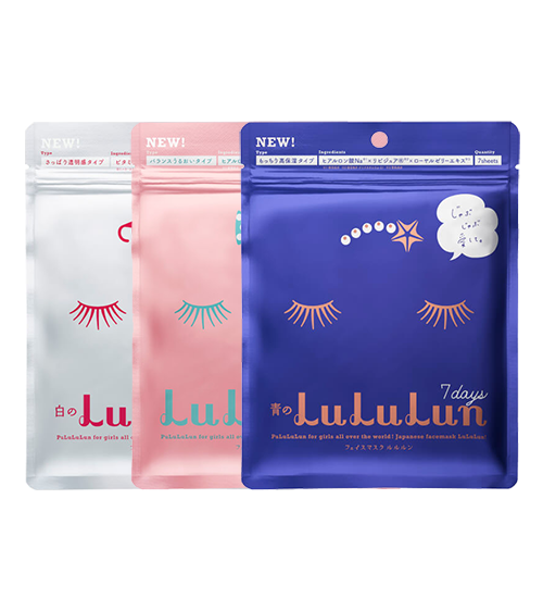 Mặt nạ lululun nội địa nhật 7 miếng cho da mịn mướt tươi sáng - 100% cotton không cồn - hd store