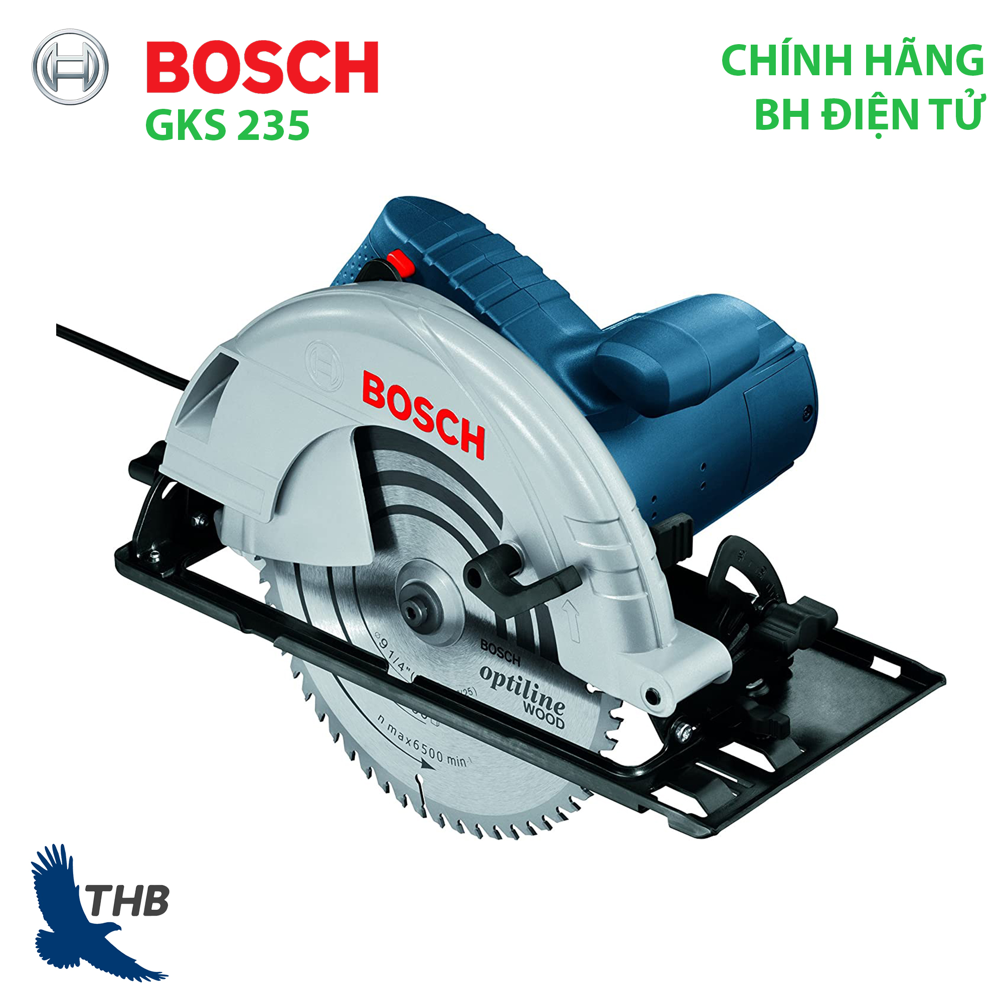 [Trả góp 0%] Máy cưa đĩa cầm tay Bosch GKS 235 Turbo