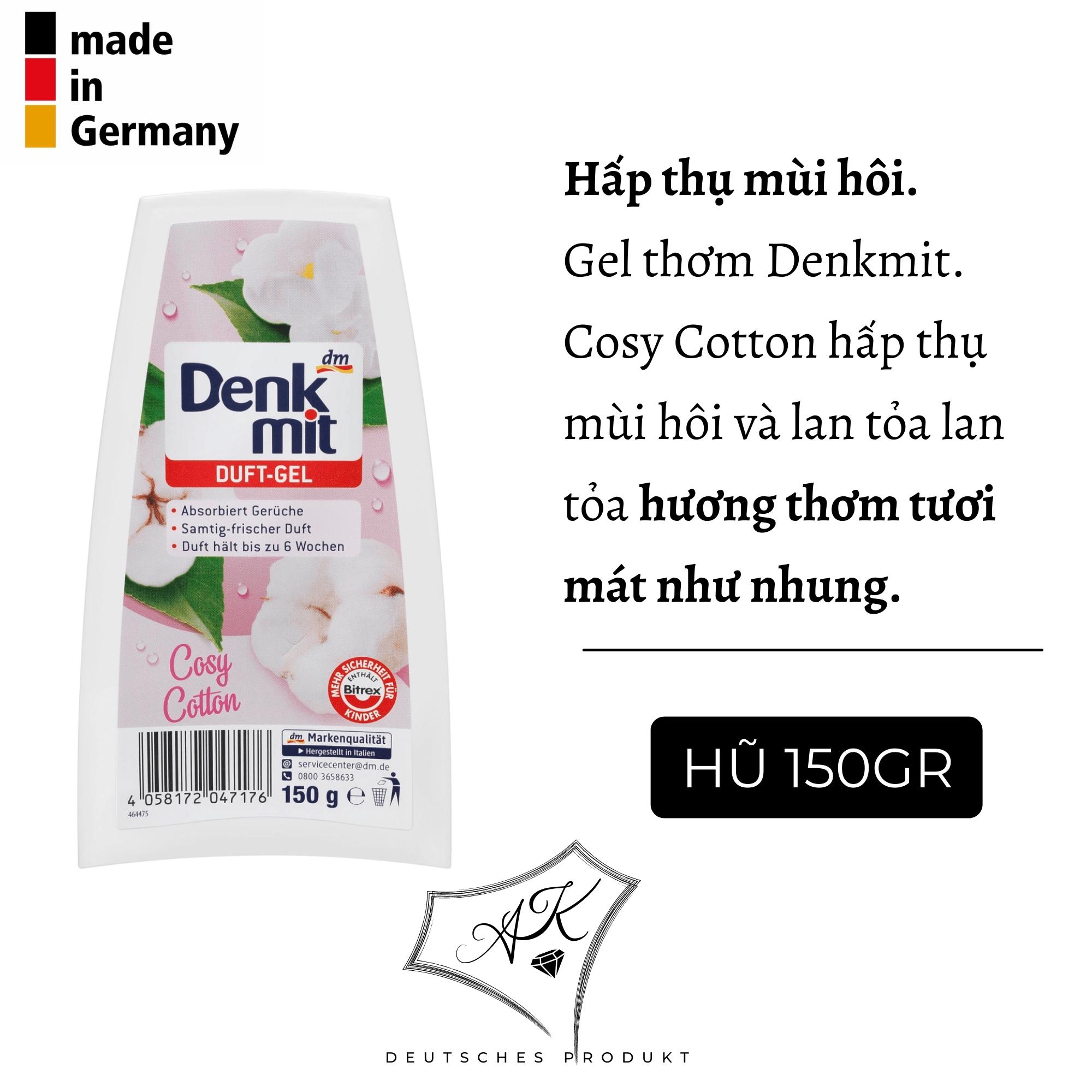 Sáp thơm phòng Denkmit - nội địa Đức - hũ 150g