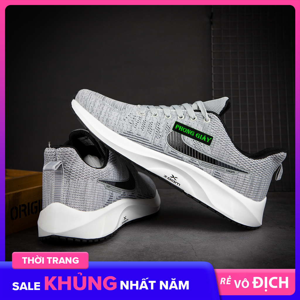 Giày sneaker bigsize giày thể thao nam big size F50 màu ghi giày ulzzang nam giày thời trang nam