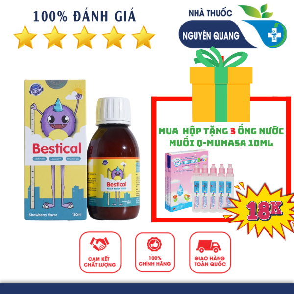 Mua 1 tặng 1 quà tặng - canxi sinh học bestical - hỗ trợ tăng chiều cao cho trẻ
