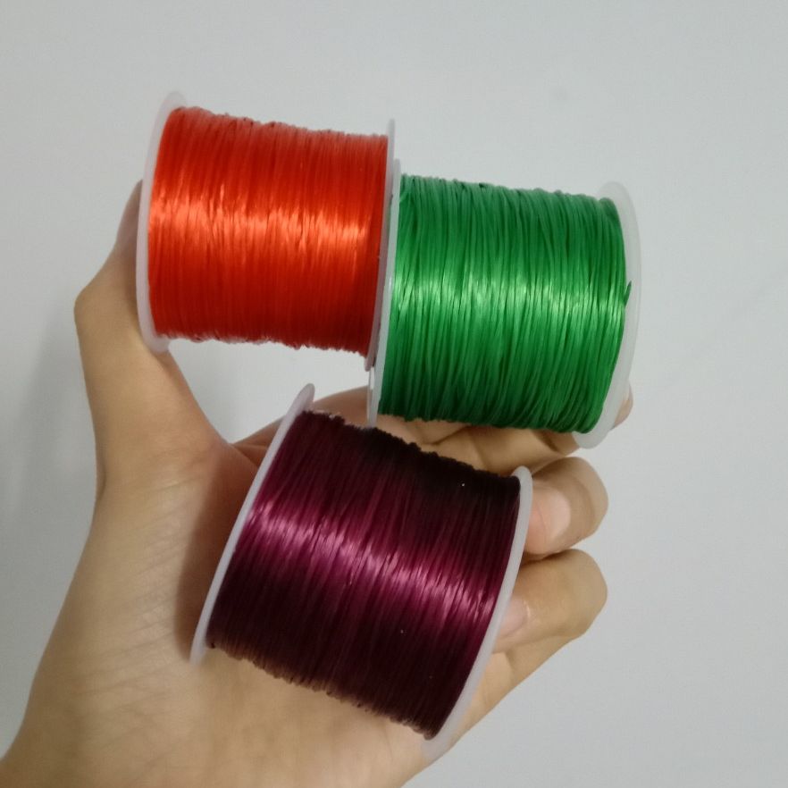1 cuộn dây cước chun chỉ tơ xâu vòng tay phong thủy xỏ vòng đá vòng hạt tiện lợi