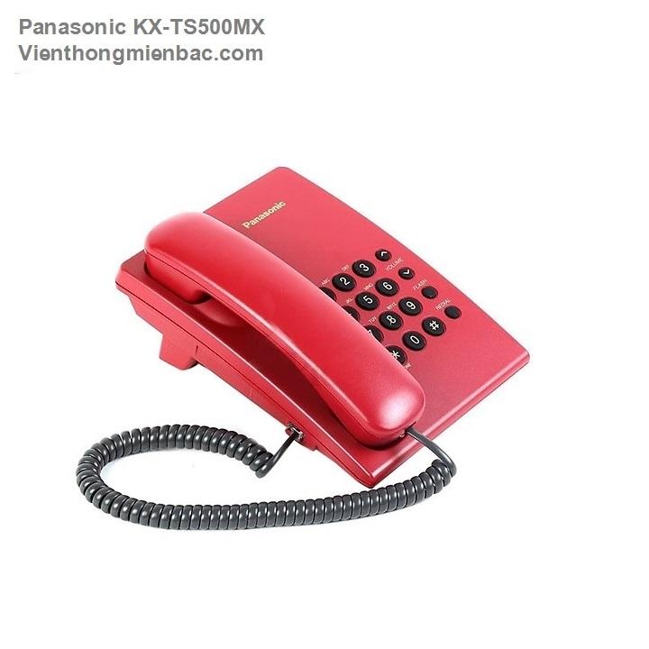 Điện thoại bàn Panasonic KX-TS 500MX , màu Đỏ