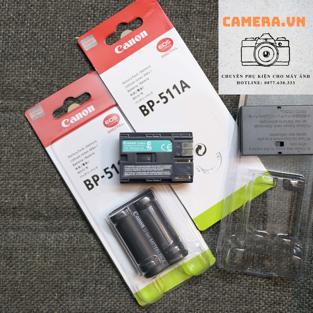 ○✿ pin máy ảnh canon bp - 511a for canon eos 5d 50d 40d 20d 30d 10d
