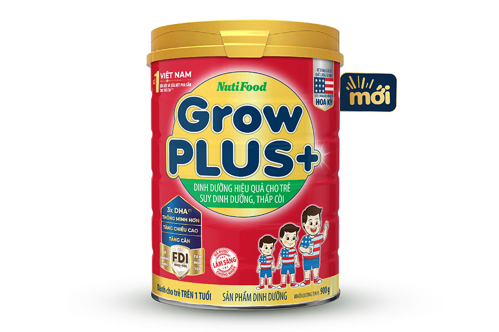 Sữa bột grow plus+ dành cho trẻ suy dinh dưỡng